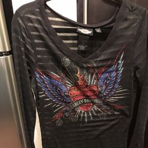 Long sleeve Harley tee
